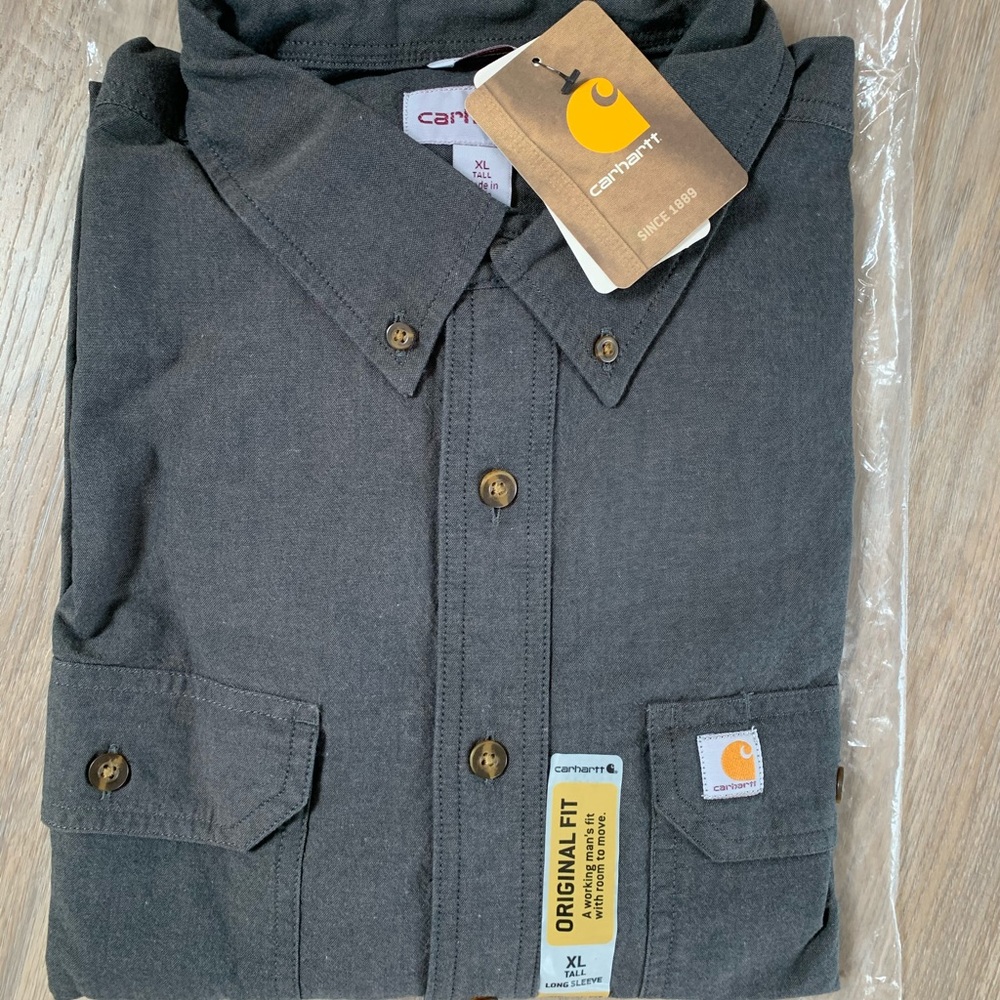 Carhartt XL Tall long sleeve button up